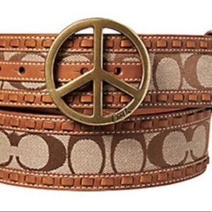 Authentic Coach Peace Belt